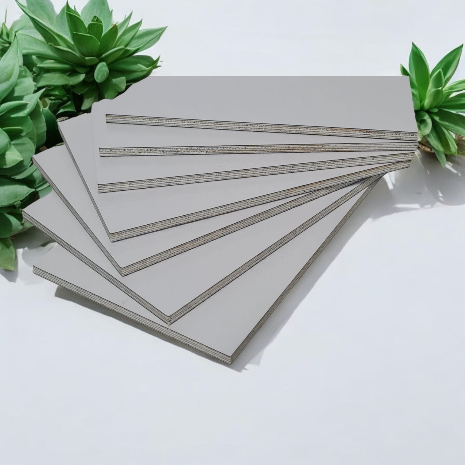 Doble Cara Blanco y Gris Cemento 5mm HPL